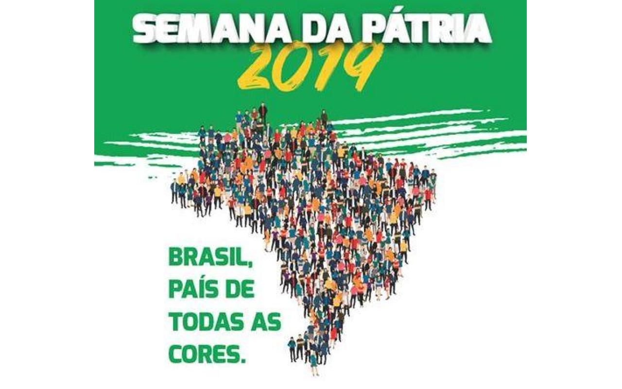 “Brasil, País de Todas as Cores”, é o tema da programação da Semana da Pátria em Alfredo Wagner