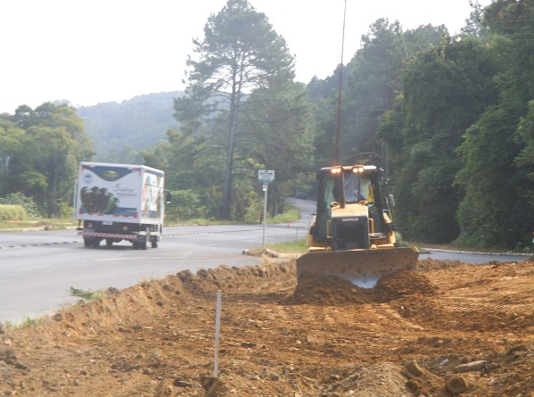 BR-470: Iniciam obras no Trevo de Agronômica