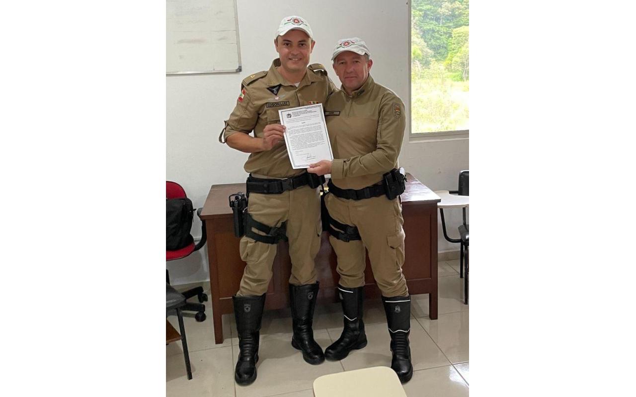 1º sargento Lidio Rafael Ribeiro é o novo comandante do 6º grupo da Polícia Militar Rodoviária em Aurora