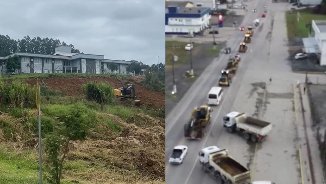 100% da equipe do Urbanismo é mobilizada para realizar reparos e limpeza no bairro Nossa Senhora de Fátima
