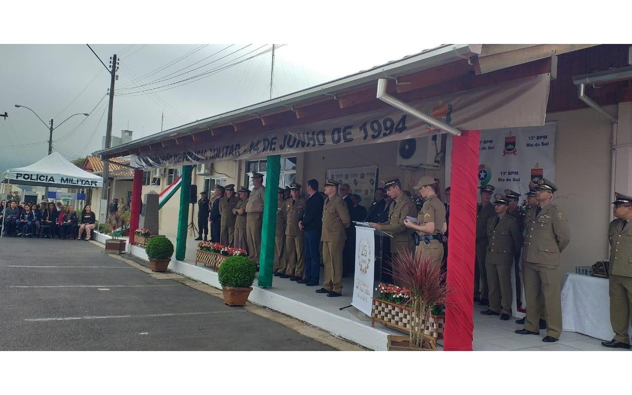 13º Batalhão da Policia Militar comemora Jubileu de Prata