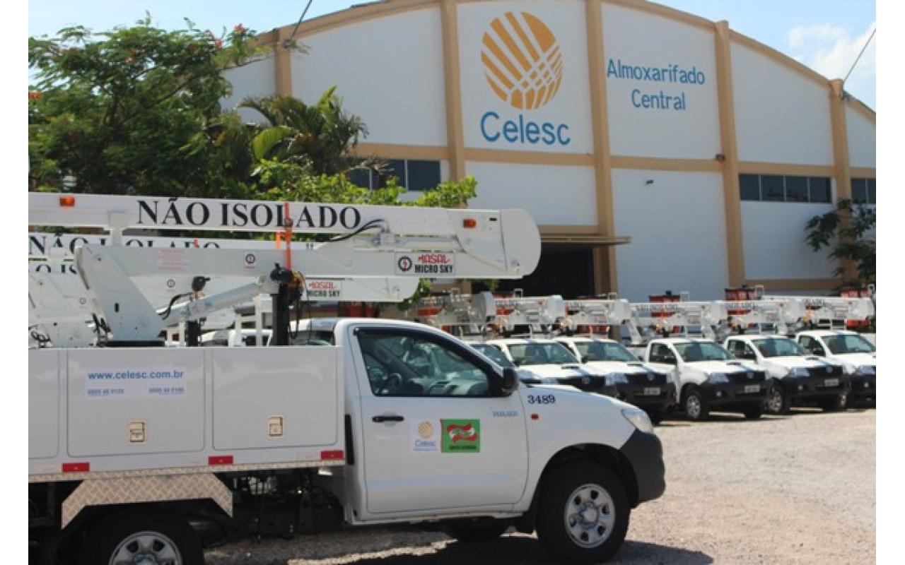 CELESC - Regional em Rio do Sul recebe na próxima semana quatro novos veículos. Ituporanga é contemplada com um deles