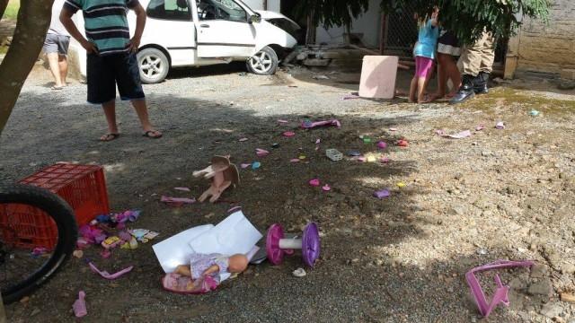 Duas crianças de três e sete anos são atropeladas em Ituporanga