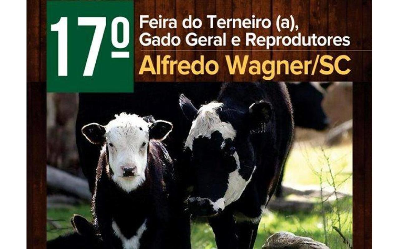 17ª Feira do Terneiro, Gado Geral e Reprodutores será realizada em Alfredo Wagner