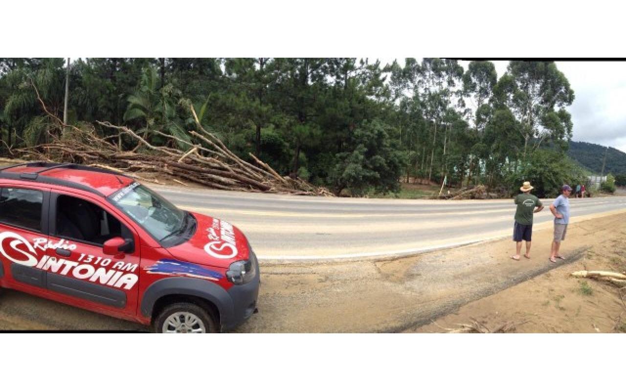 Temporal também atingiu a cidade de Aurora