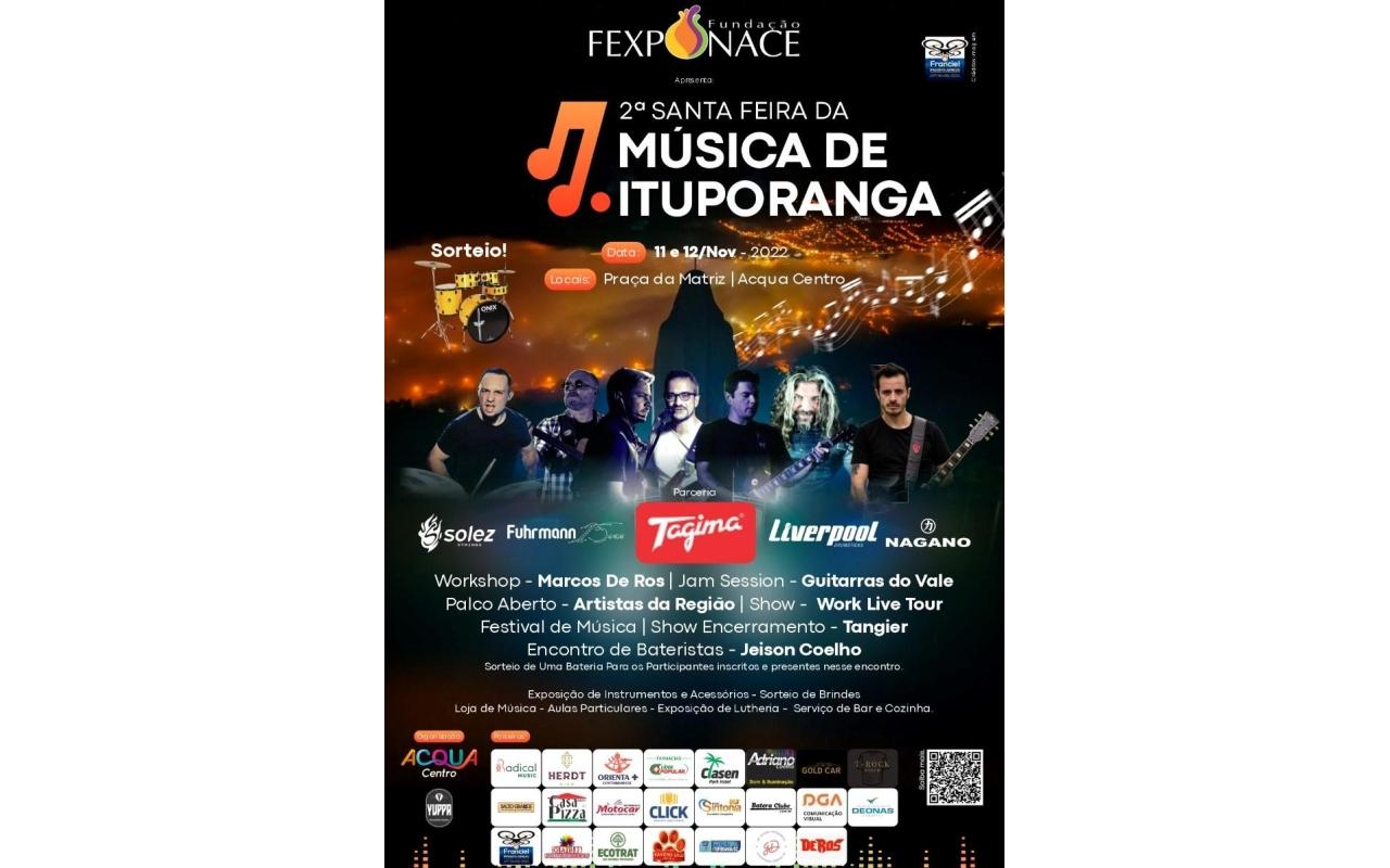 2ª edição da Santa Feira da Música será nos dias 11 e 12 de novembro em Ituporanga