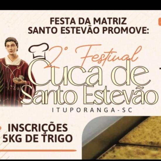 2º Festival Cuca de Santo Estevão será realizado em Ituporanga
