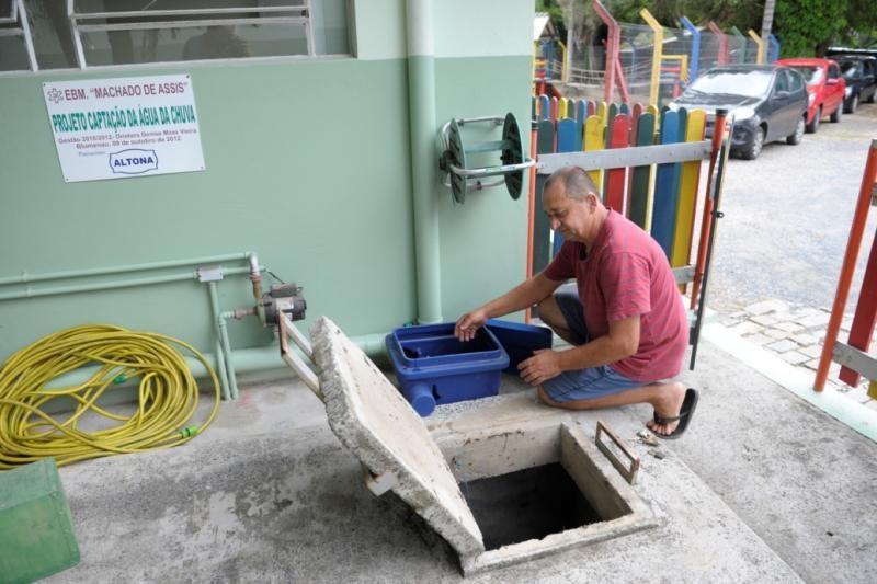 20% no consumo com utilização de água da chuva