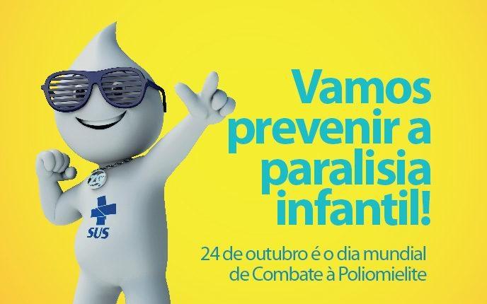 24 de outubro é Dia Mundial de Combate a Poliomielite