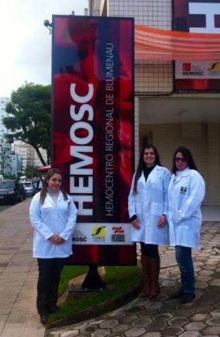 Profissionais do HBJ são capacitados pelo Hemosc de Blumenau