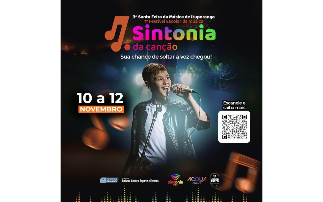 3ª Santa Feira da Música vai agitar Ituporanga no próximo fim de semana