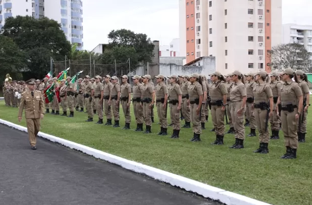 Após cerimônias em três cidades, 202 novas policiais são formadas em SC
