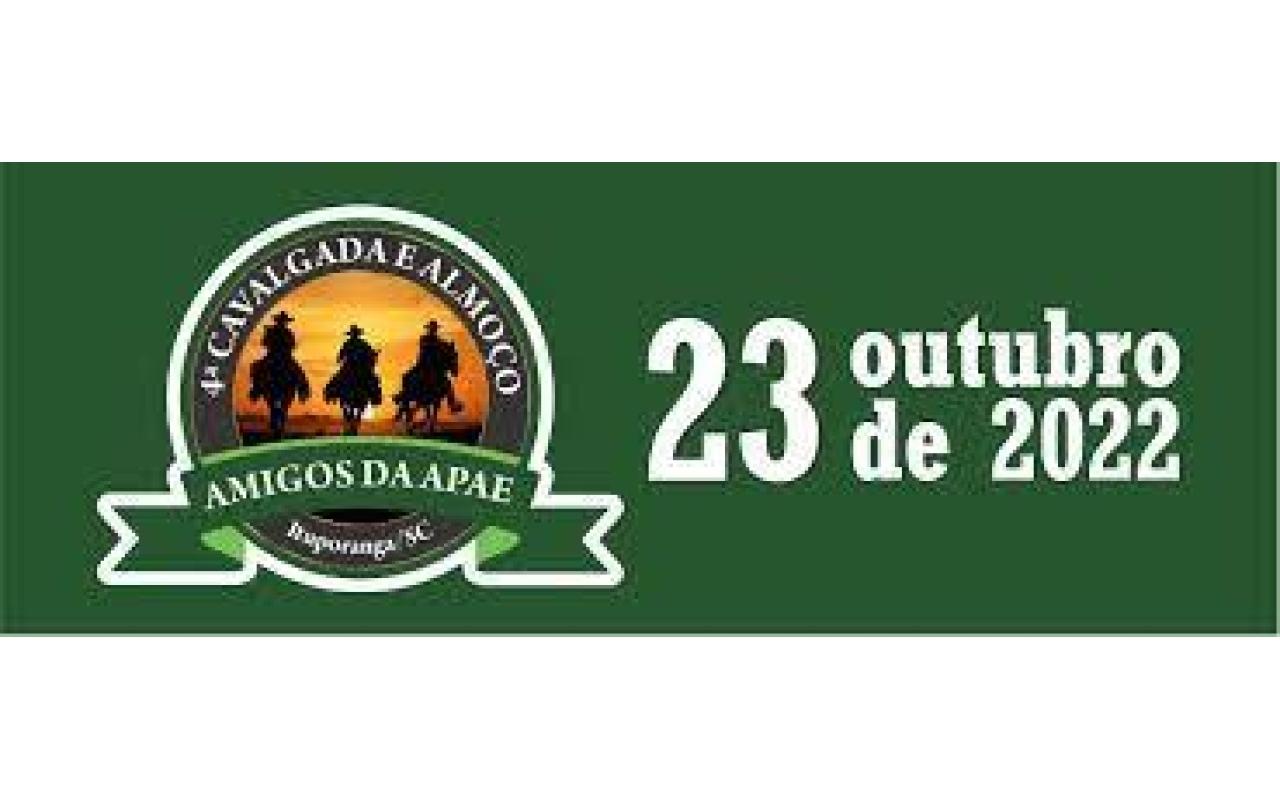 4ª Cavalgada em prol da Apae de Ituporanga será no próximo domingo dia 23 de outubro