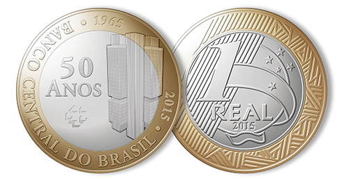 BC lança moeda comemorativa do Cinquentenário do Banco Central
