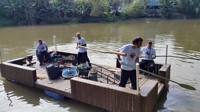 Mutirão de limpeza do Rio Itajaí do Sul mobiliza Ituporanga