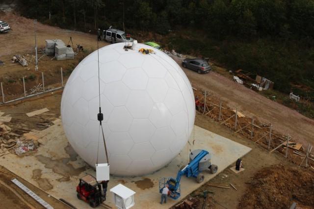 Içamento da radome do radar meteorológico é adiada em Lontras