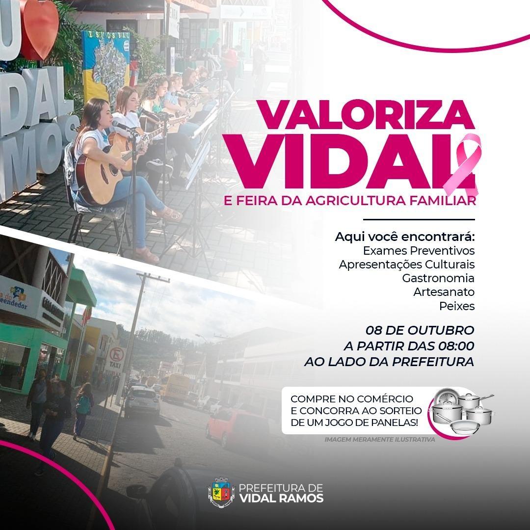 6ª Edição do Valoriza Vidal e Feira da Agricultura Familiar será na próxima sexta-feira (8)