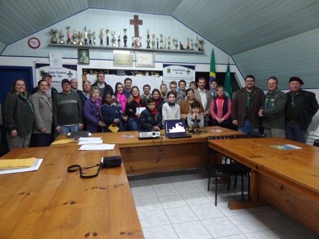 Grupo de Escoteiros Itu-Açu de Ituporanga elege nova diretoria