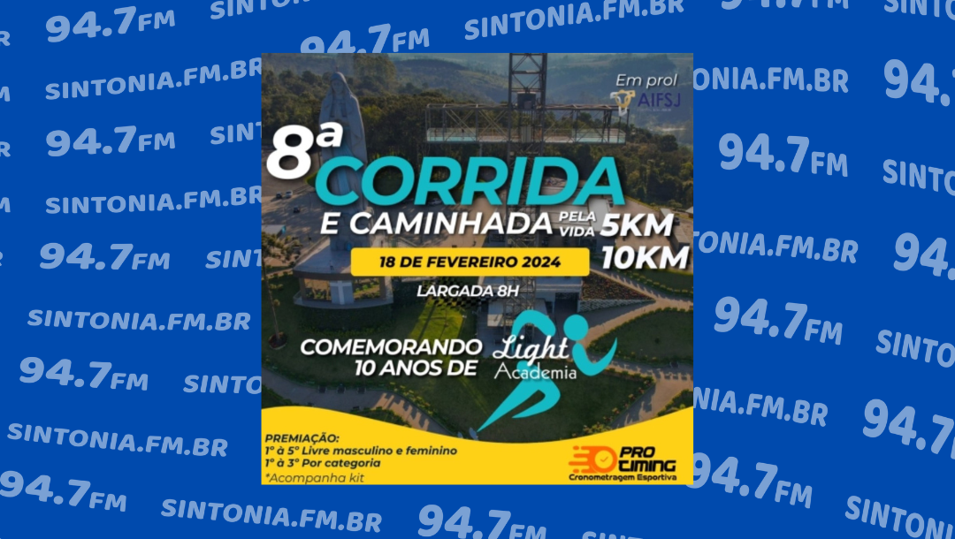 8ª Corrida e Caminhada pela Vida em prol do Hospital Bom Jesus de Ituporanga será dia 18 de fevereiro