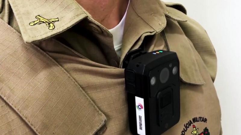 80 câmeras individuais foram distribuídas para os policiais militares no Alto Vale