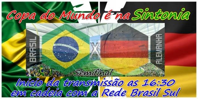 COPA DO MUNDO. Hoje tem Brasil X Alemanha