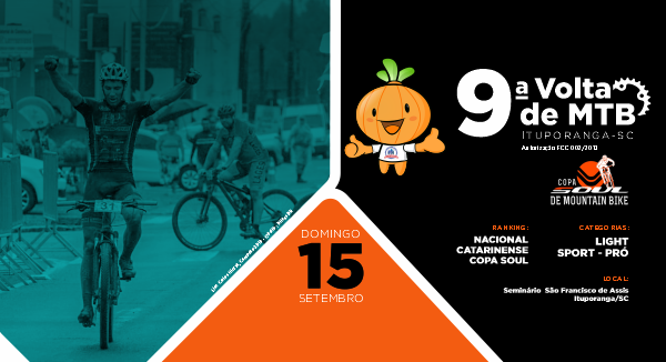 9ª Volta de MTB de Ituporanga já tem mais de 400 inscritos