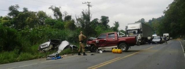 Motorista que dirigia carro roubado morre em acidente na BR 470, em Rio do Sul