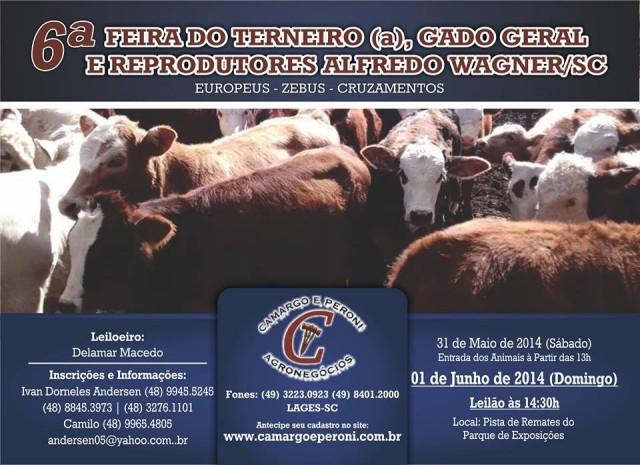 6ª Feira do Terneiro e gado em Geral é realizada amanhã na Região da Cebola