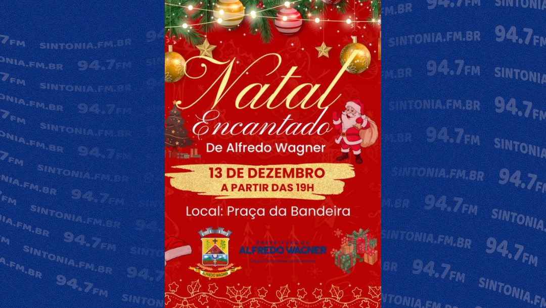 Abertura do Natal Encantado é adiada em Alfredo Wagner devido à falta de energia