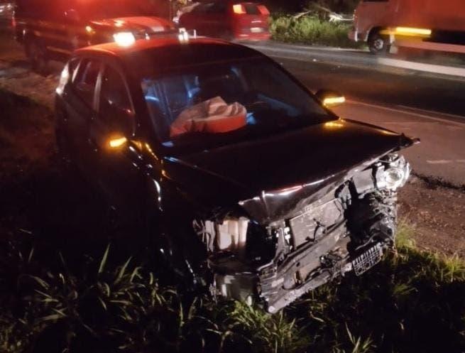 Acidente com motorista embriagado envolve dois carros e deixa seis feridos na BR-470