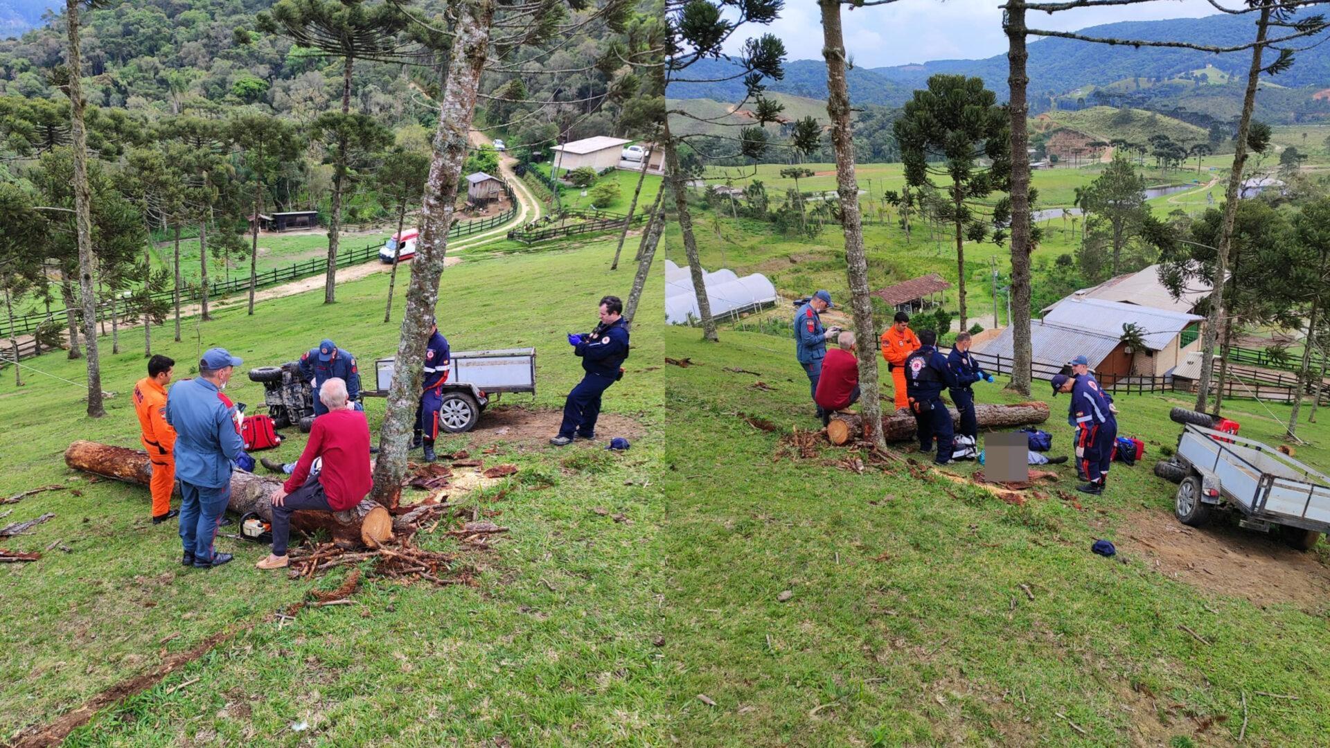 Acidente com quadriciclo deixa homem morto em Rancho Queimado