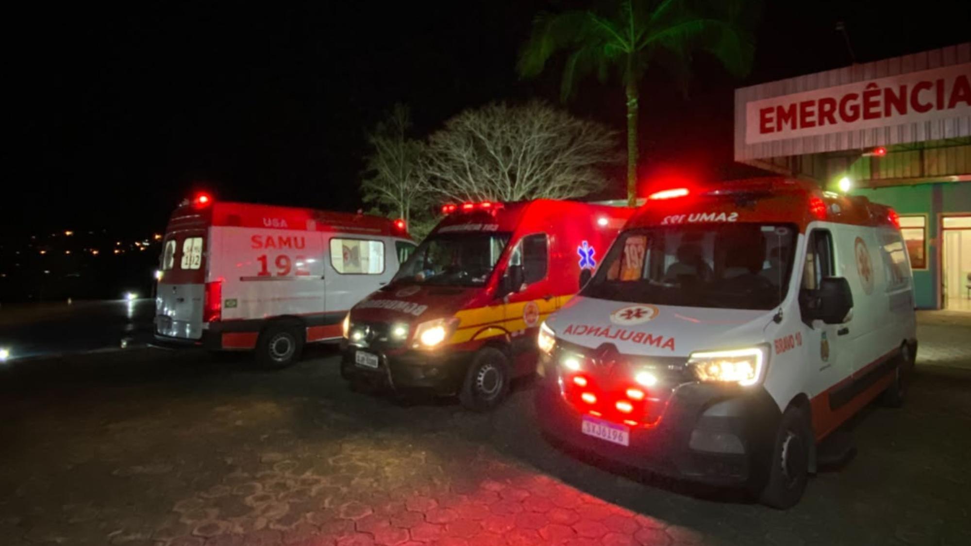 Acidente entre duas motocicletas deixa dois feridos no Alto Vale