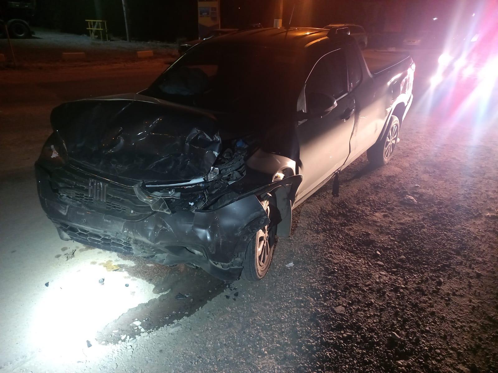 Acidente na SC-350 envolve cinco veículos e deixa uma pessoa ferida