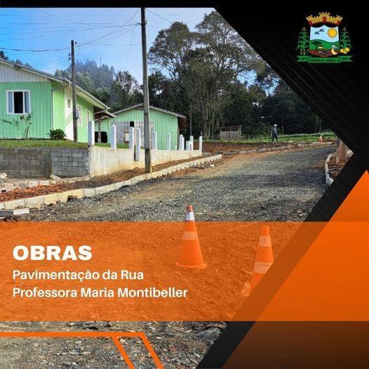 Administração de Chapadão do Lageado inicia obra de calçamento da Rua Professora Maria Montibeller