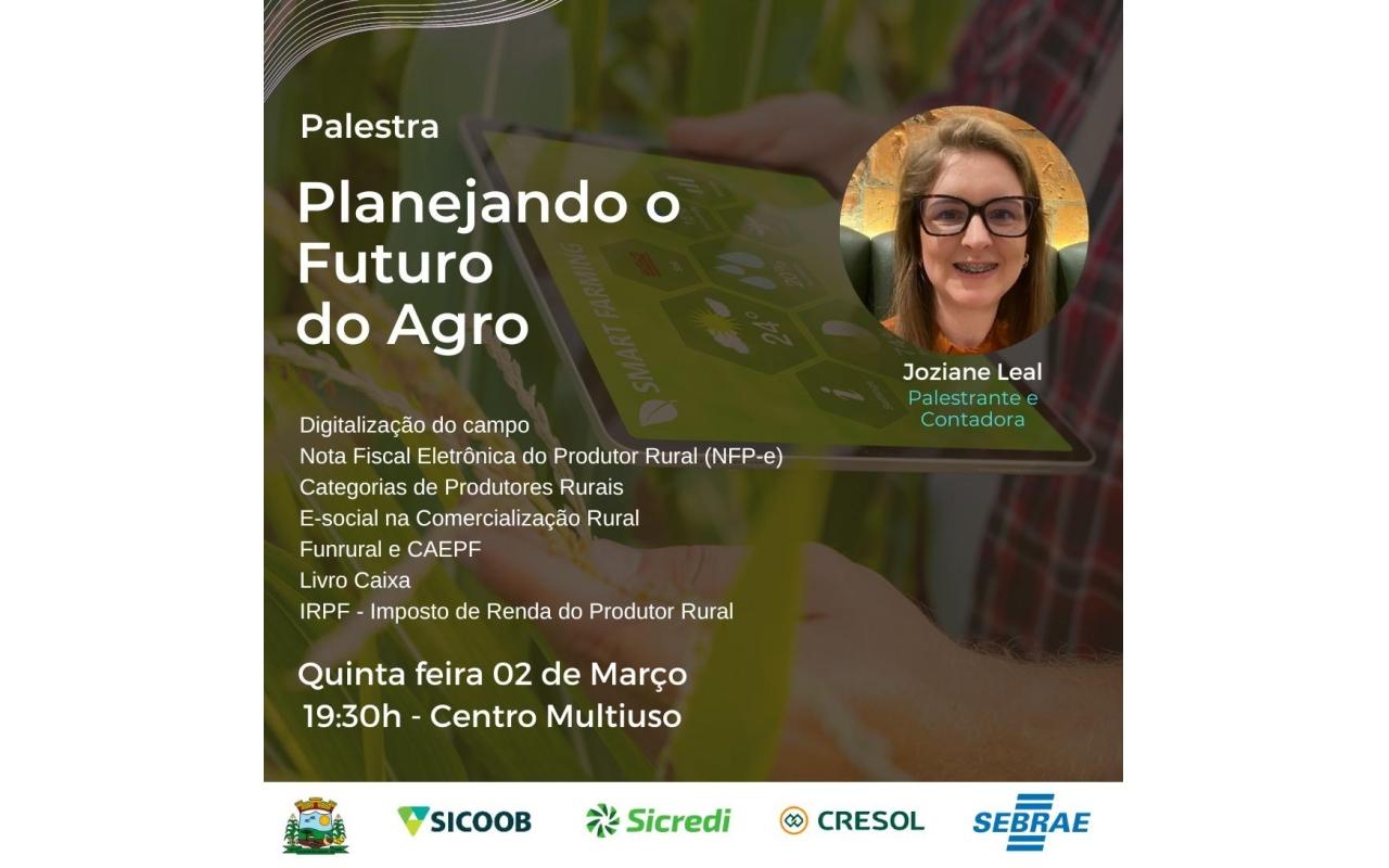 Administração de Chapadão do Lageado promove palestra para agricultores sobre nota eletrônica