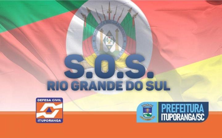 Administração de Ituporanga arrecada doações para destinar às vítimas das cheias no Rio Grande do Sul