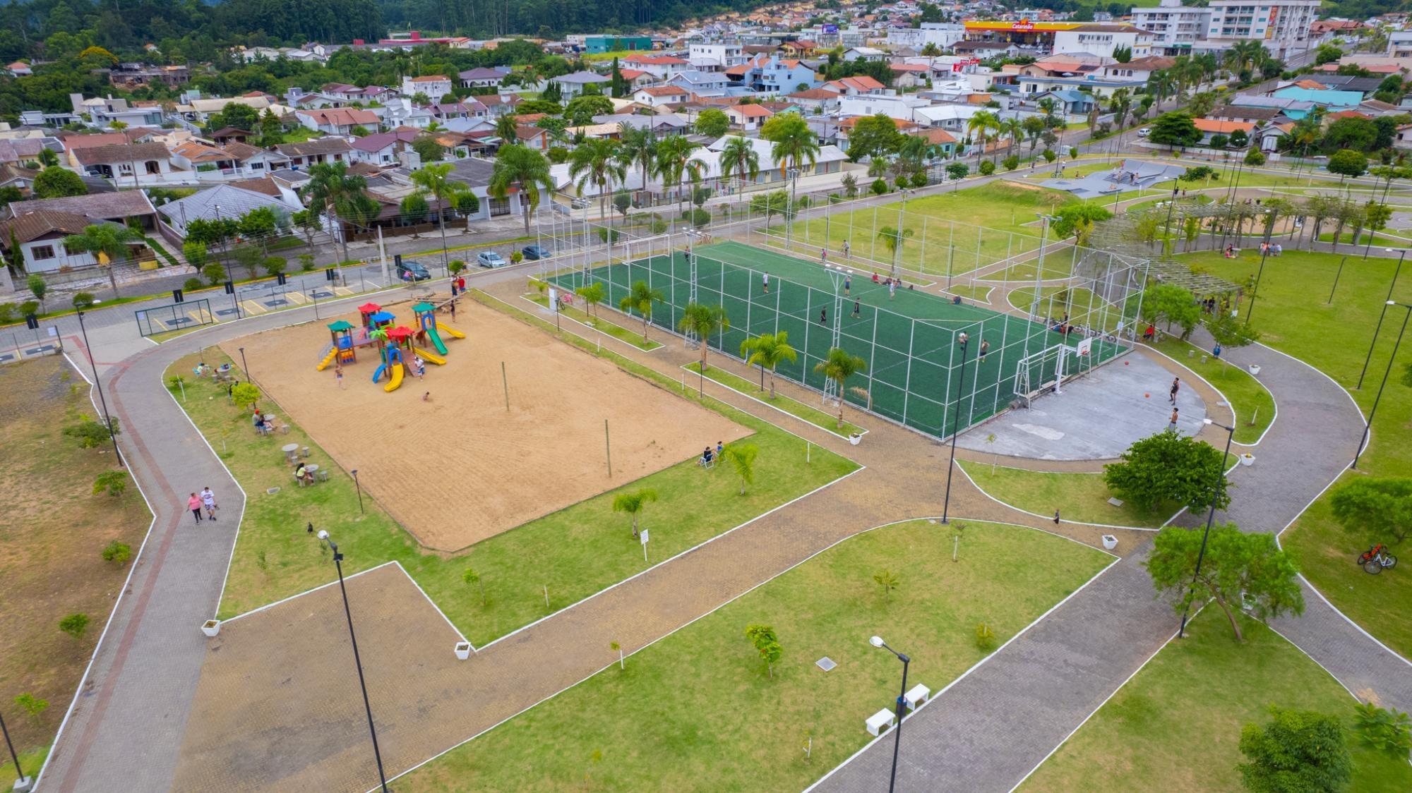 Administração de Ituporanga investe em melhorias no Parque da Cidade