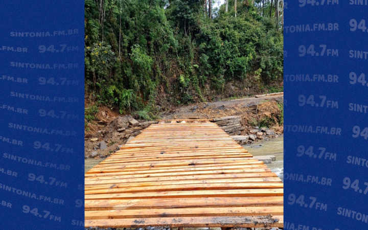 Administração de Ituporanga recupera 26 pontes após as fortes chuvas de outubro e novembro