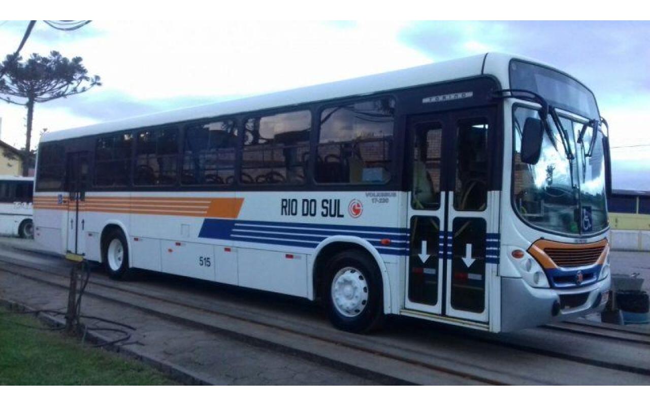 Administração fará repasses para manter ônibus circulando em Rio do Sul
