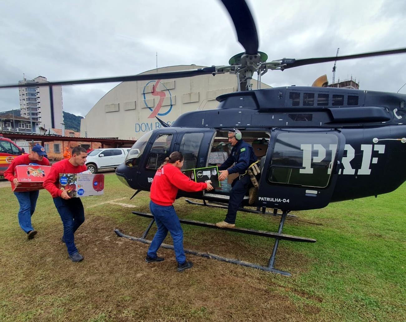 Aeronave da PRF termina trabalhos no Alto Vale com saldo de 52 tarefas realizadas em 10 dias 