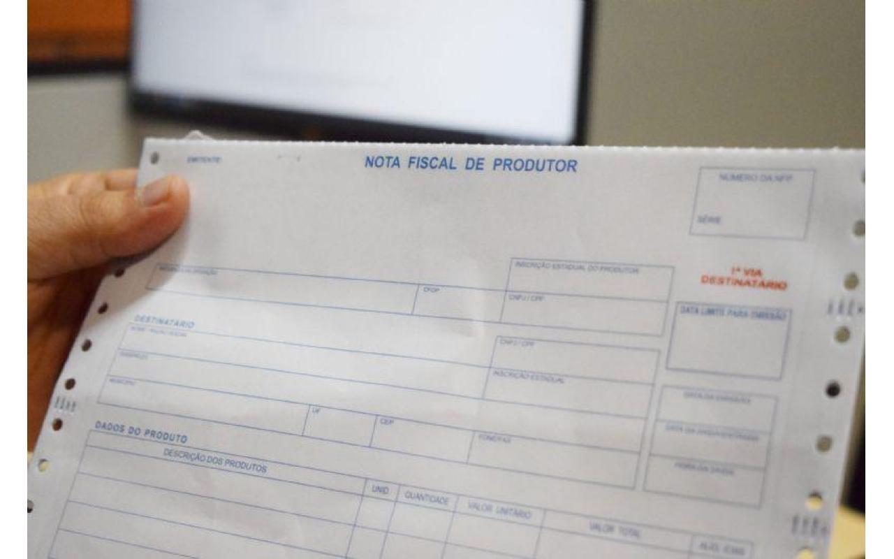Alfredo Wagner reforça prazo para devolução de notas fiscais de papel por produtores rurais