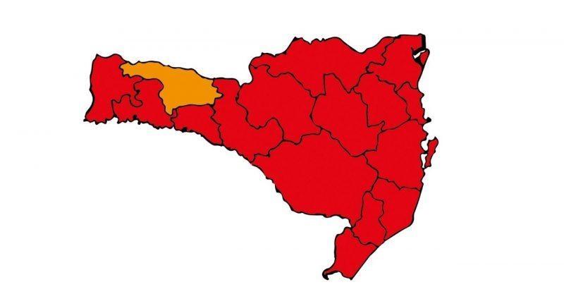 Alto Vale do Itajaí permanece em risco gravíssimo para a Covid-19