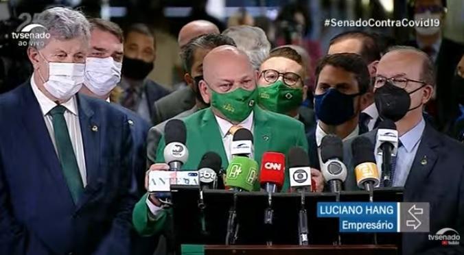 Ao Vivo: Luciano Hang na CPI da Covid