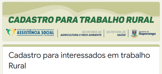 Assistência Social de Ituporanga fará cadastro de pessoas do município interessadas em trabalhar na safra de cebola