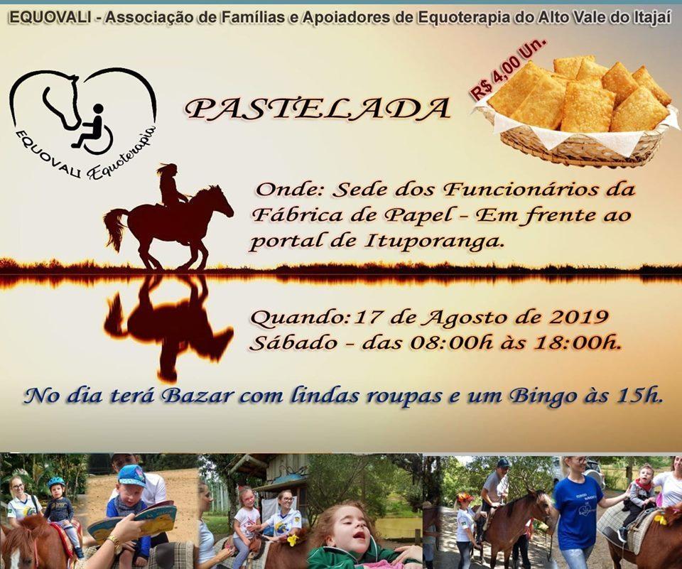 Associação de familiares e apoiadores de equoterapia no Alto Vale promove pastelada em Ituporanga
