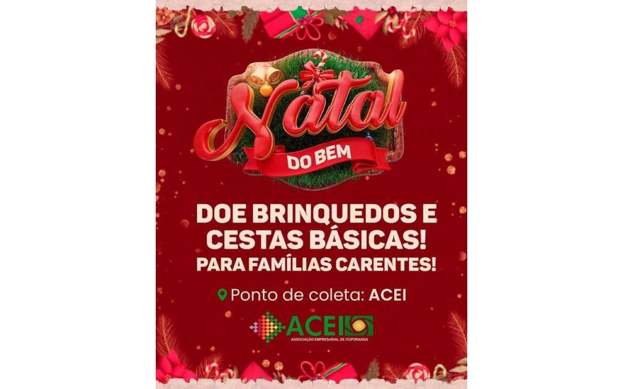 Associação Empresarial lança campanha solidária "Natal do Bem" em Ituporanga