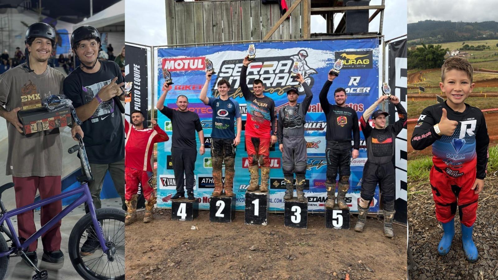 Atletas de Ituporanga conquistam pódios no BMX e no Velocross