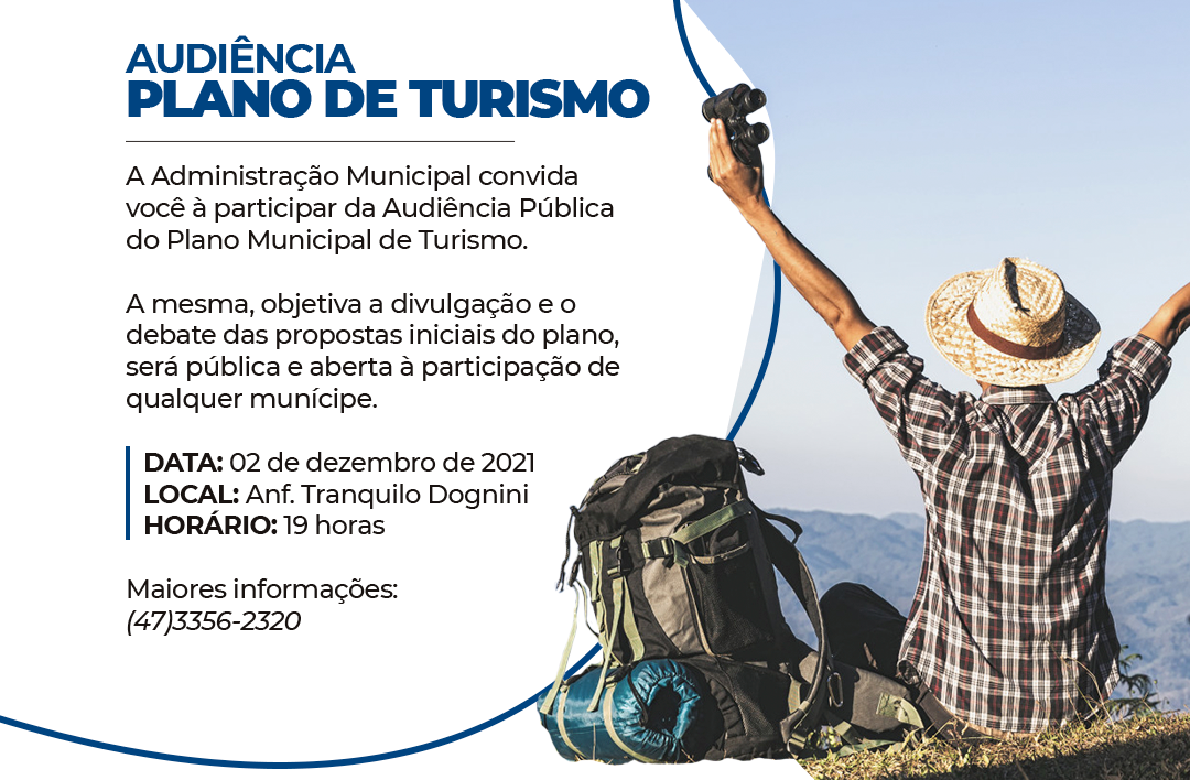 Audiência Pública debate o Plano Municipal de Turismo de Vidal Ramos