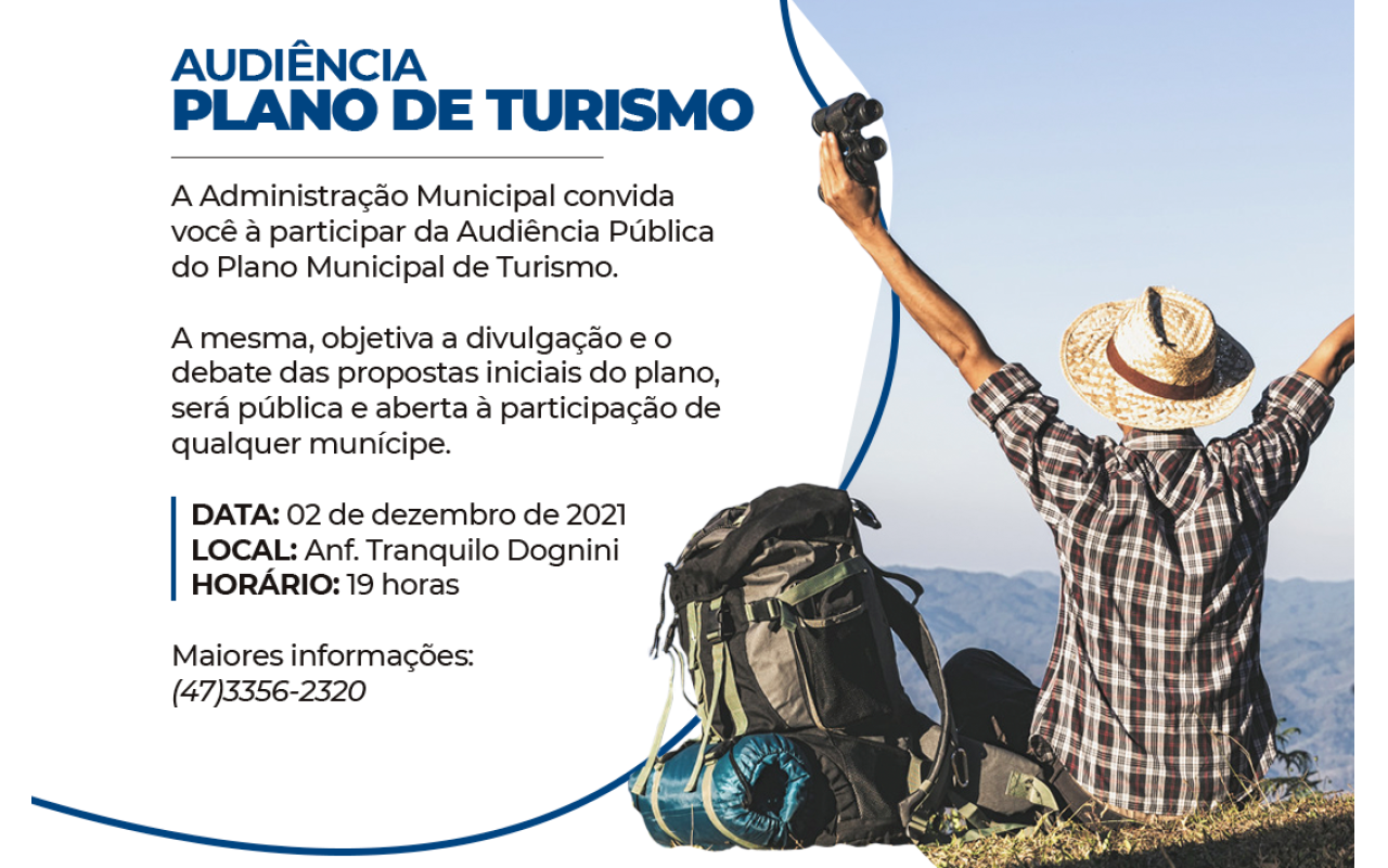 Audiência Pública debate o Plano Municipal de Turismo de Vidal Ramos