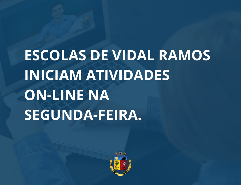 Aulas virtuais serão realizadas na rede municipal de ensino em Vidal Ramos